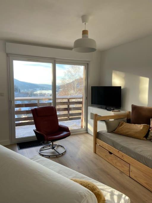 F3 Superbe Vue Lac, Grand Balcon, Ambiance Nature Gérardmer Zewnętrze zdjęcie